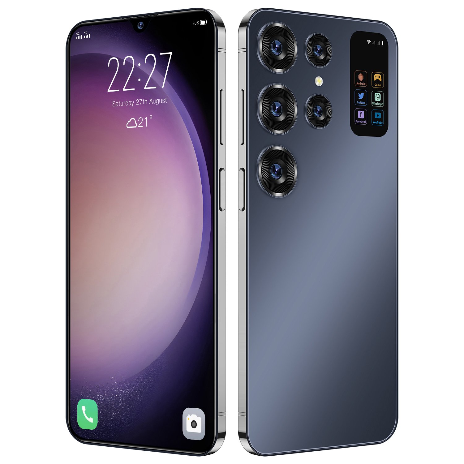 HIGH EQUIPMENT Gaming Phone S24 Ultra 5G Mobile Phone 16GB+1TB Large Memory Smart Phone Gaming Cellphone